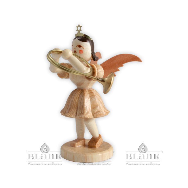 Angel with short robe and alto horn