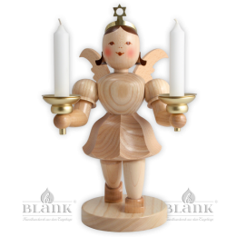 Angel with candle holder - 20 cm (7.9 inches)