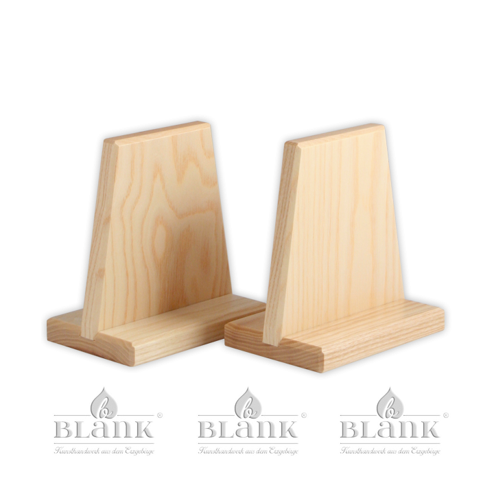 Unterbauteile für Schwibbogen, natur, 1 Paar