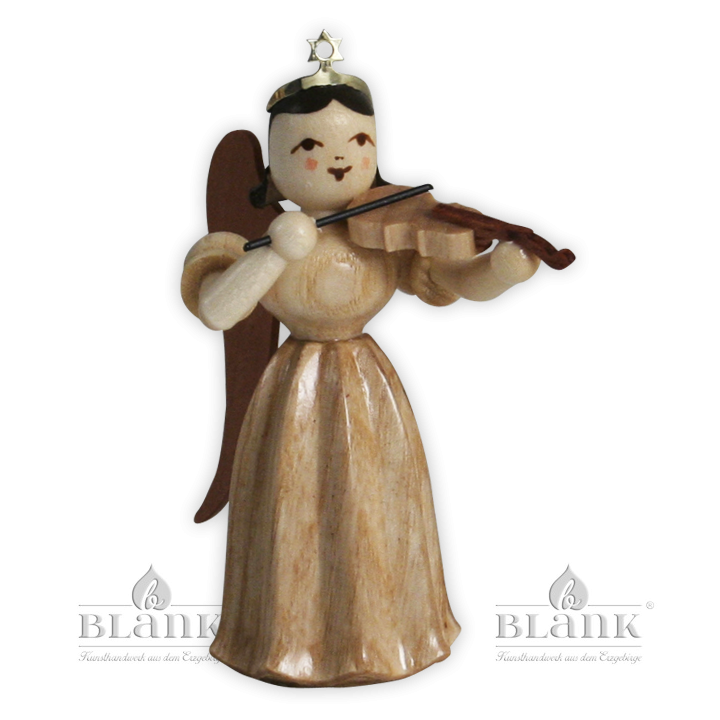 Violine-Faltenlangrockengel