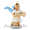 EKF-MF 007 Angel with Short Pleated Skirt and Christmas Decoration, coloured